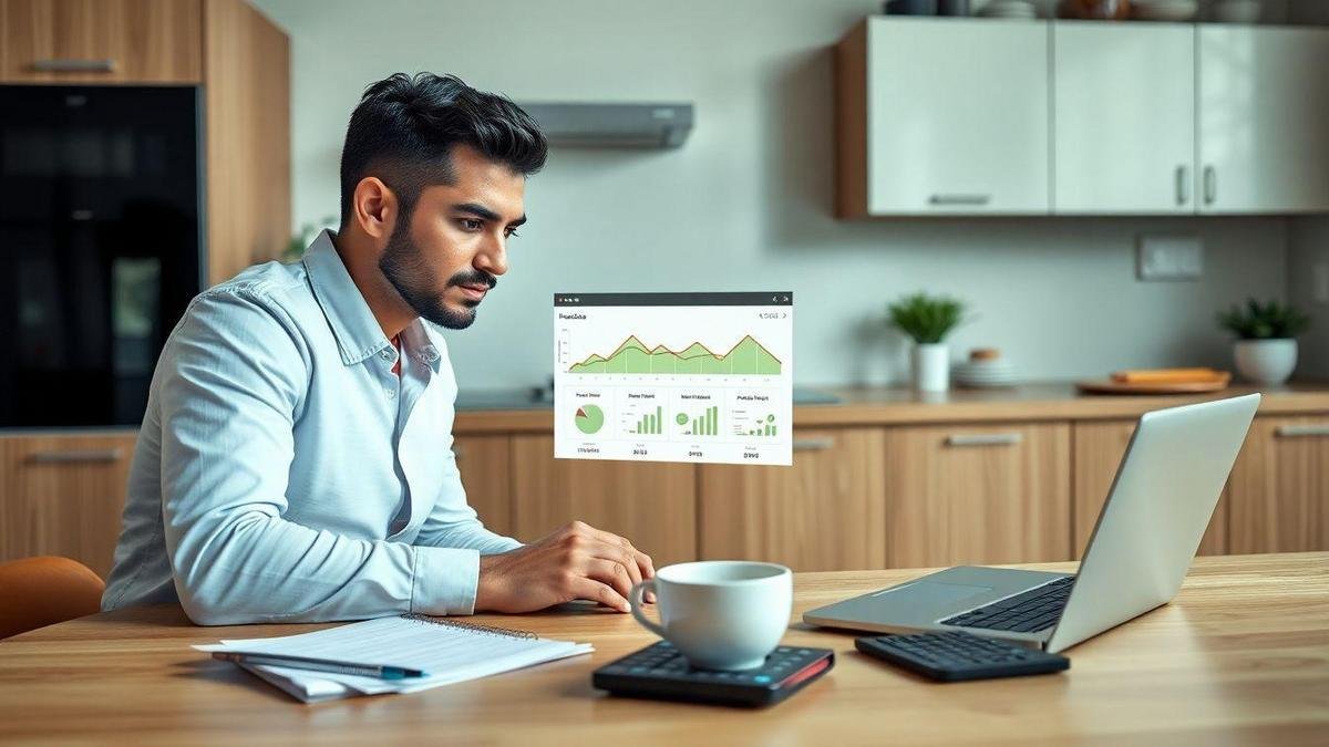 Uso do simulador financiamento imobiliário 30 anos da Caixa Econômica