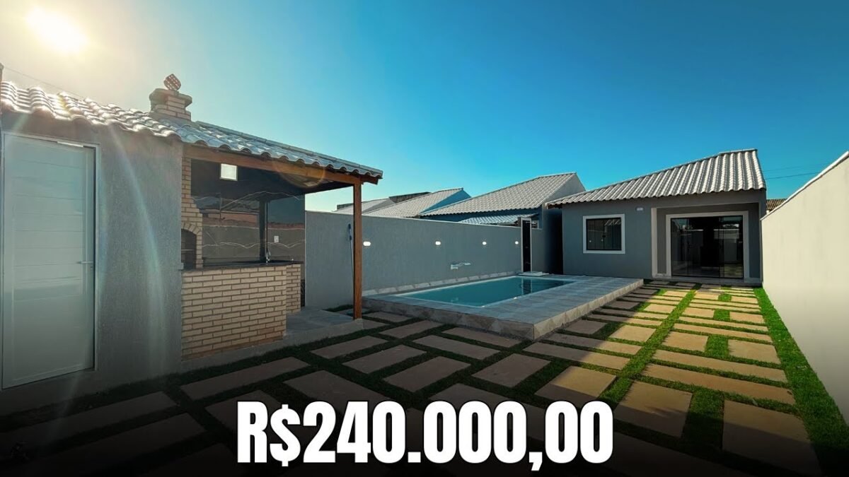Casas em Unamar a partir de R$240.000