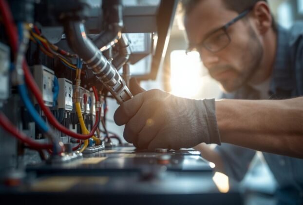 Manutenção Sistema Híbrido Solar bateria